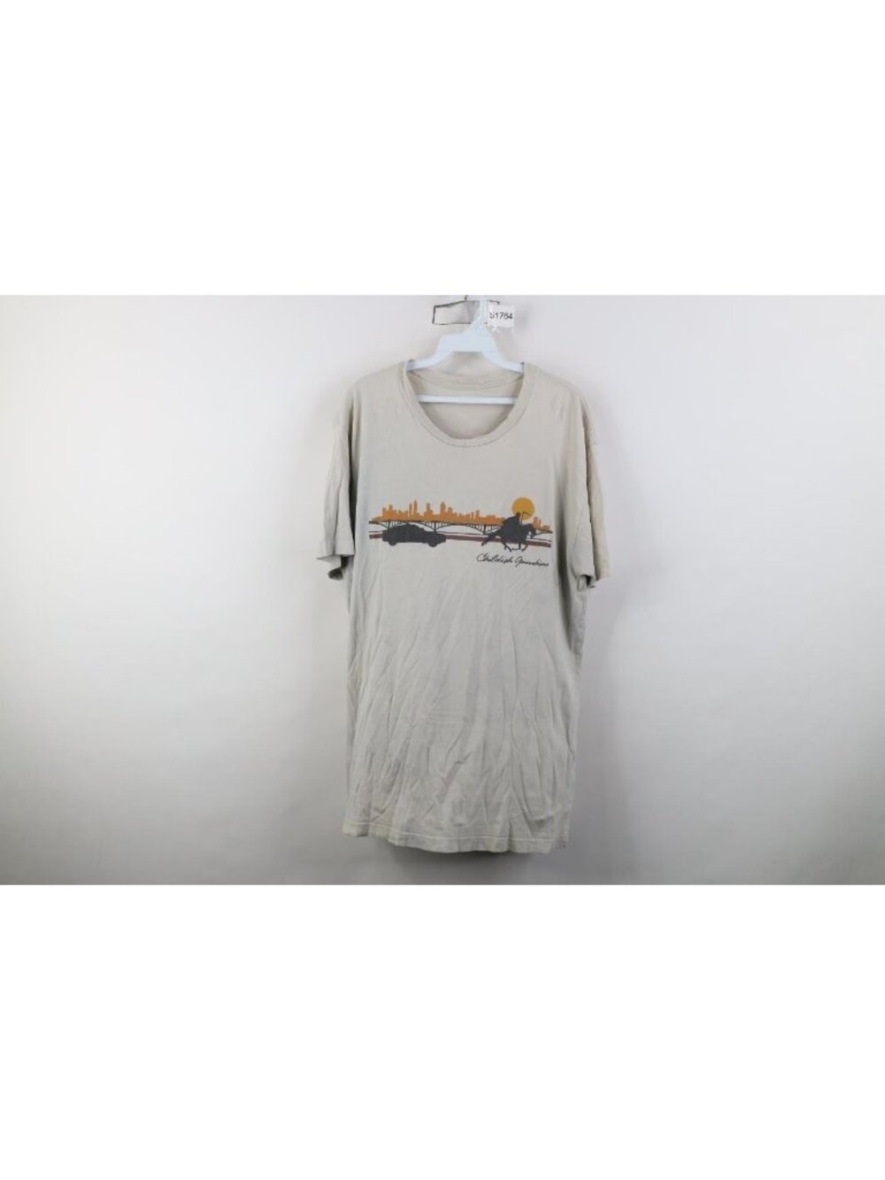 Streetwear Mens Large This Is America Tour Childish Gambino Rap Tee T-Shirt Gray